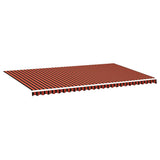 Vidaxx Ersatztuch für Markise 6x3,5 m Orange und Braun
