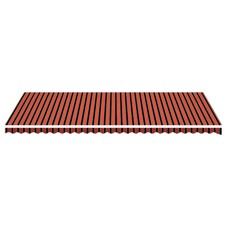 Vidaxx Ersatztuch für Markise 6x3,5 m Orange und Braun