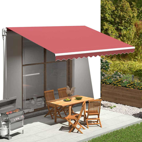 Vidaxl Ersatztuch für Luifel 4,5x3,5 M Bordeaux rot