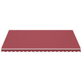 Vidaxl Ersatztuch für Luifel 5x3,5 M Bordeaux rot