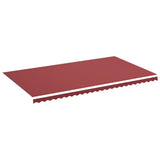 Vidaxl Ersatztuch für Luifel 6x3,5 m Bordeaux rot