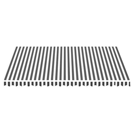 Vidaxl Ersatztuch für Luifel 4,5 x 3,5 m Anthrazit -geläutet und weiß