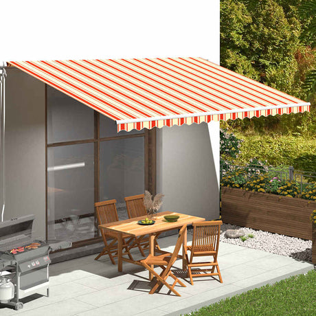 Vidaxx Ersatztuch für Markise 5x3 m Gelb und Orange