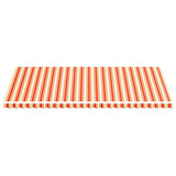 Vidaxl -Ersatztuch für Luifel 6x3 m gelb und orange