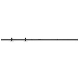 VIDAXL -Suspension für Mini -Skiver -Tür 183 cm Kohlenstoffstahl