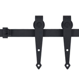 VIDAXL -Suspension für Mini -Skiver -Tür 183 cm Kohlenstoffstahl
