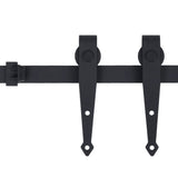 VIDAXL -Suspension für Mini -Skiver -Tür 200 cm Kohlenstoffstahl