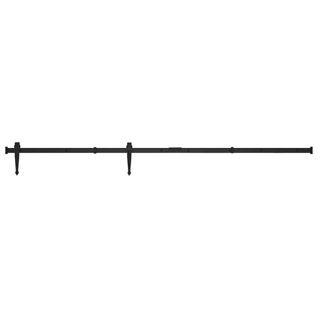 VIDAXL -Suspension für Mini -Skiver -Tür 152 cm Kohlenstoffstahl