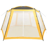 Vidaxl Schwimmbadzelt 590x520x250 cm Stoff gelb