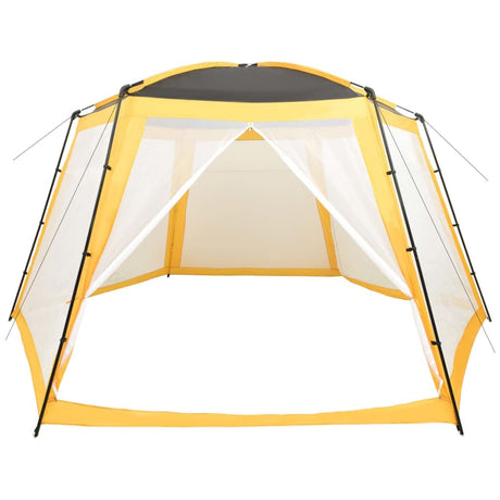Vidaxl Schwimmbadzelt 590x520x250 cm Stoff gelb