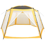 Vidaxl Schwimmbadzelt 590x520x250 cm Stoff gelb