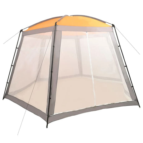 Vidaxl Schwimmbadzelt 500x433x250 cm Stoff grau