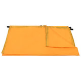 Vidaxl afdekzeil 4x4 m geel