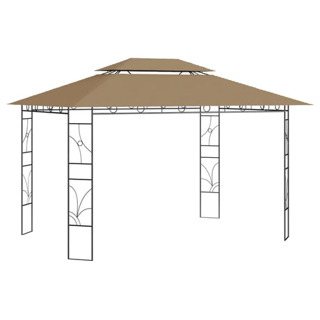 Vidaxl -Arbor 160 g m² 4x3x2,7 M Taupe