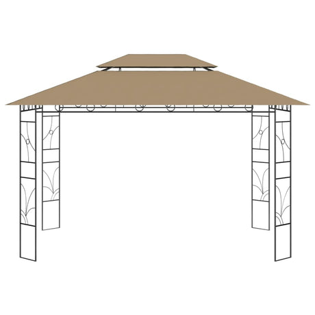 Vidaxl -Arbor 160 g m² 4x3x2,7 M Taupe