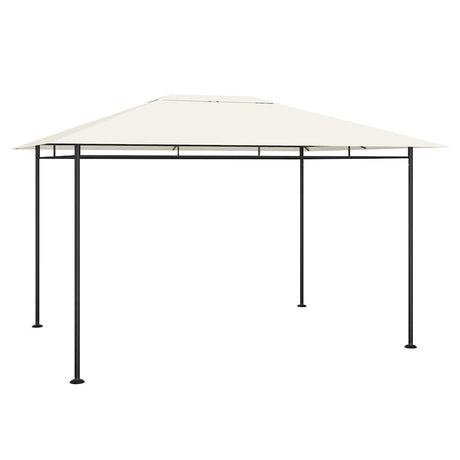 Vidaxl prieel 180 g m² 384x281x270 cm crèmekleurig