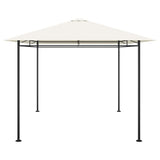 Vidaxl prieel 180 g m² 384x281x270 cm crèmekleurig