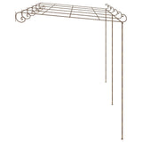 Vidaxl Tuinpergola 6x3x2,5 m Eisen Antiquitätenbraun