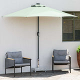 Vidaxl Parasol -Fuß 45x25x8 cm Granit hellgrau