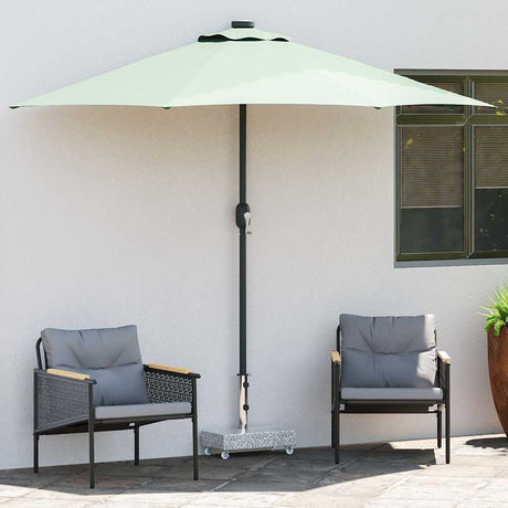 Vidaxl Parasol -Fuß 45x25x8 cm Granit hellgrau