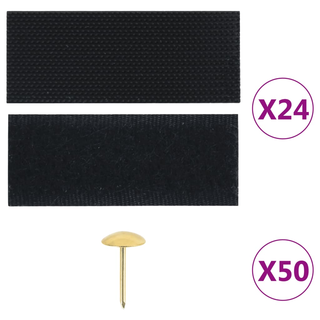 Vidaxl Insektentürvorhänge 2 PCs Magnetisch 210 x 90 cm schwarz