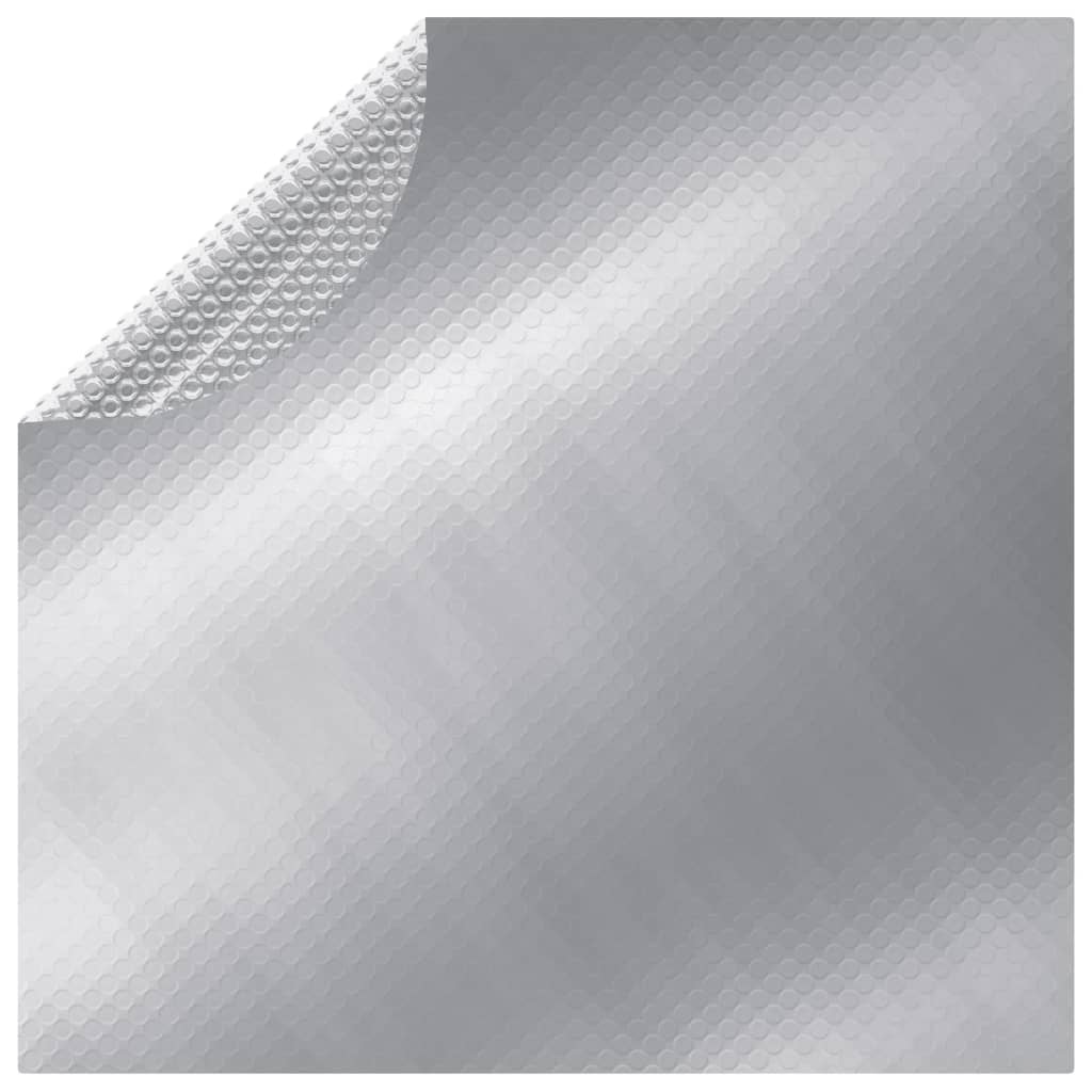 Vidaxl Schwimmbad Abdeckung 356 cm PE silberfarben