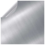 VIDAXL -Poolabdeckung 549 cm PE silberfarben