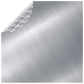 VIDAXL -Poolabdeckung 549 cm PE silberfarben