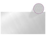 Vidaxl Schwimmbad Abdeckung 488x244 cm pe silberfarben