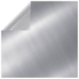 Vidaxl Poolabdeckung rechteckig 800 x 500 cm PE Silberfarbe