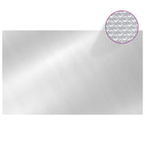 Vidaxl Poolabdeckung Rechteckige 1000x600 cm PE Silberfarbe