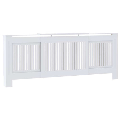 VIDAXL -Kühlerkonstruktion 205 cm MDF Weiß
