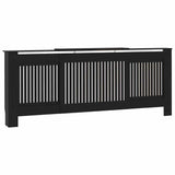 VIDAXL -Radiatorkonstruktion 205 cm MDF Schwarz
