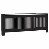 VIDAXL -Radiatorkonstruktion 205 cm MDF Schwarz