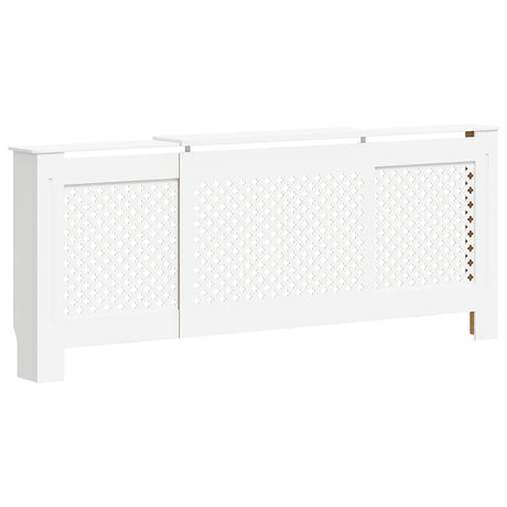 VIDAXL -Kühlerkonstruktion 205 cm MDF Weiß