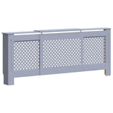 VIDAXL -Radiatorkonstruktion 205 cm MDF Grau