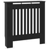 VIDAXL -Radiatorkonstruktion 78 cm MDF Schwarz