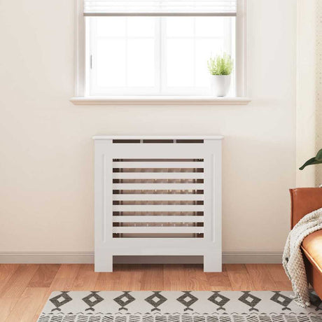 VIDAXL -Radiatorkonstruktion 78 cm MDF Weiß