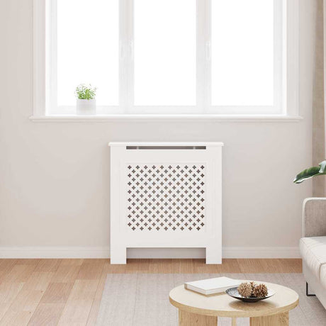 VIDAXL -Radiatorkonstruktion 78 cm MDF Weiß