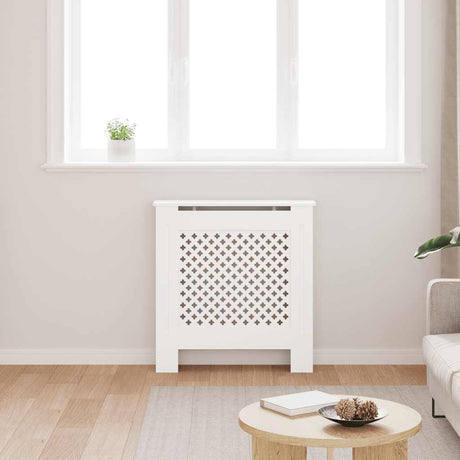 VIDAXL -Radiatorkonstruktion 78 cm MDF Weiß