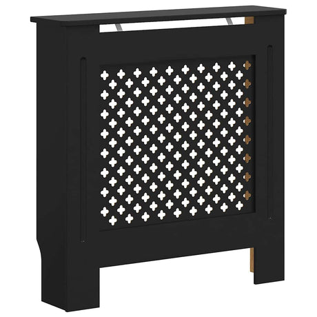 VIDAXL -Radiatorkonstruktion 78 cm MDF Schwarz