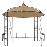 Vidaxl -Laube um 300 x 290 cm Taupe