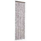 Vidaxl Fly Vorhang 56x200 cm Chenille Brown und Beige