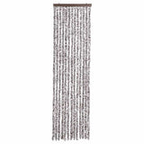 Vidaxl Fly Vorhang 56x200 cm Chenille Brown und Beige