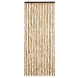 Vidaxl Fly Vorhang 56x200 cm Chenille Beige