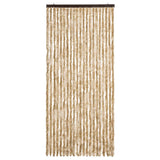 Vidaxl Fly Vorhang 90x200 cm Chenille Beige