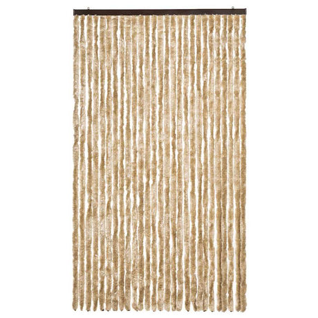Vidaxl Fly Vorhang 118x220 cm Chenille Beige