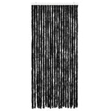Vidaxl Fly Vorhang 90x200 cm Chenille Anthrazit