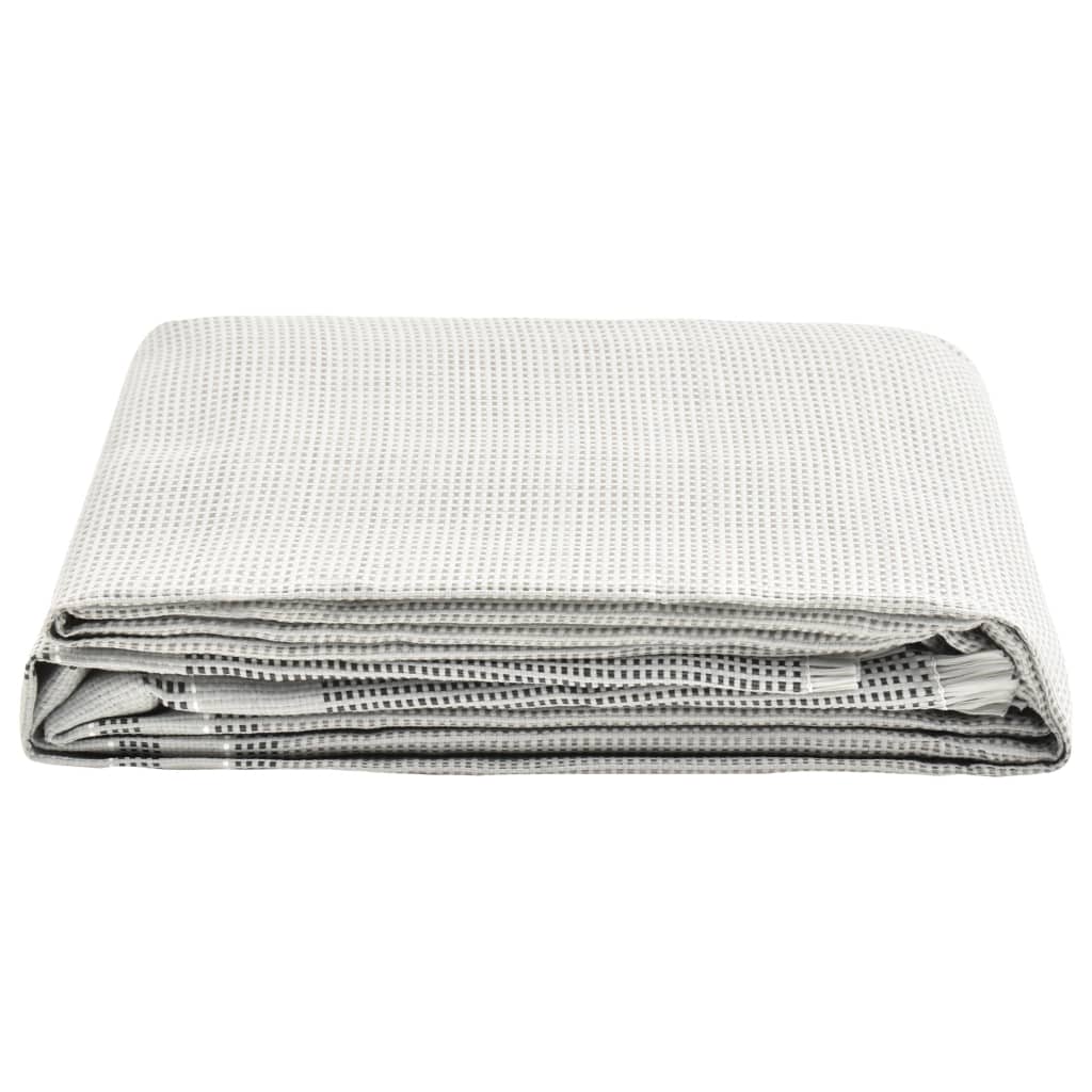 Vidaxl Zelt Teppich 550x250 cm Grau