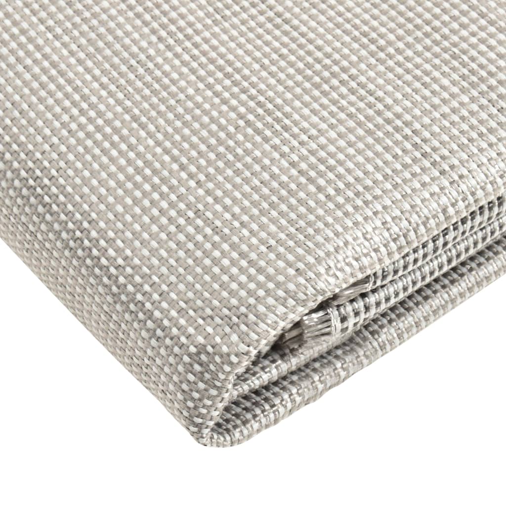 Vidaxl Zelt Teppich 650x250 cm dunkelgrau